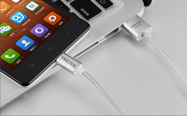 The World's First Double-Sided Reversible Micro USB Charging Cable