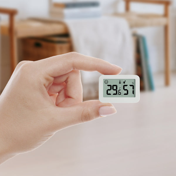 MINI Smiley Face Electronic Thermohygrometer