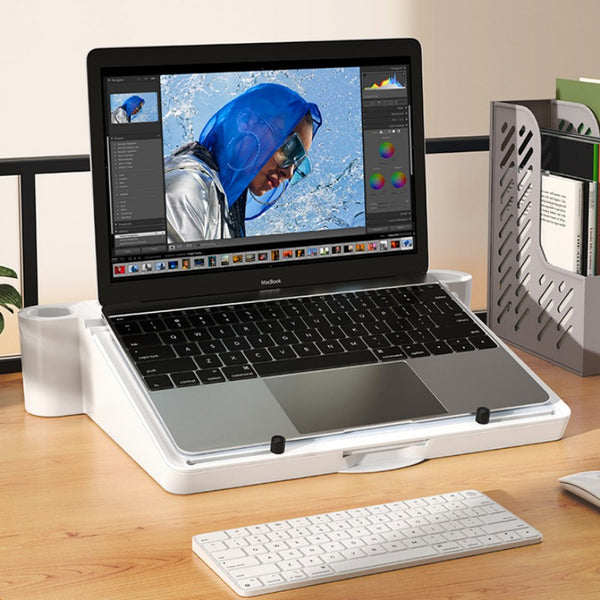 Three-In-One Reading Stand, Whiteboard, And Storage Box Desktop Holder