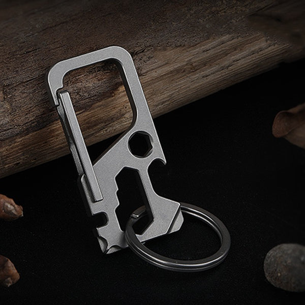 Titanium Alloy Multifunctional Minimalist Keychain Hook – GizModern