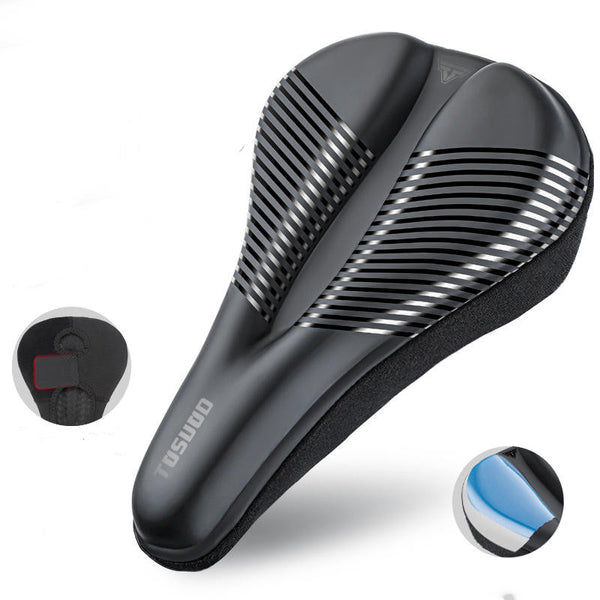 Full Silicone Gel Shock Absorption Bicycle Seat Cover